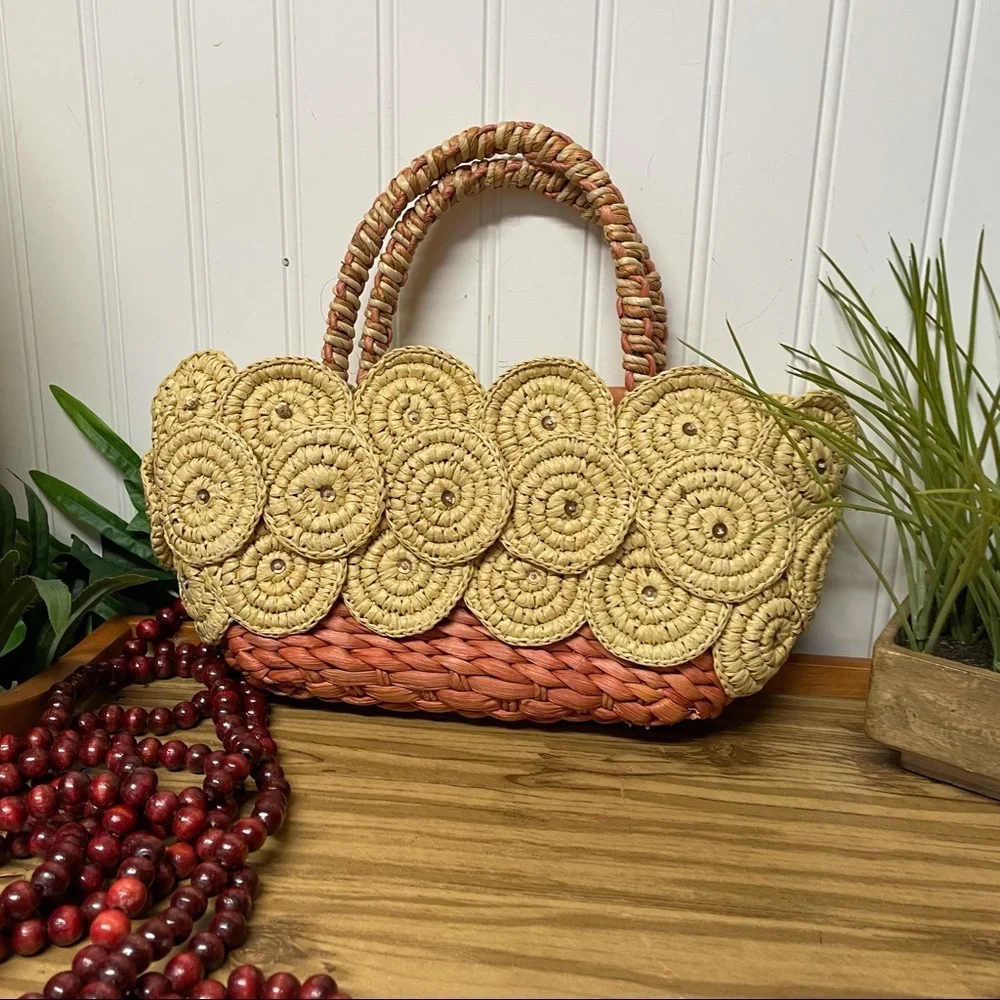 Vintage Corn Husk Handbag